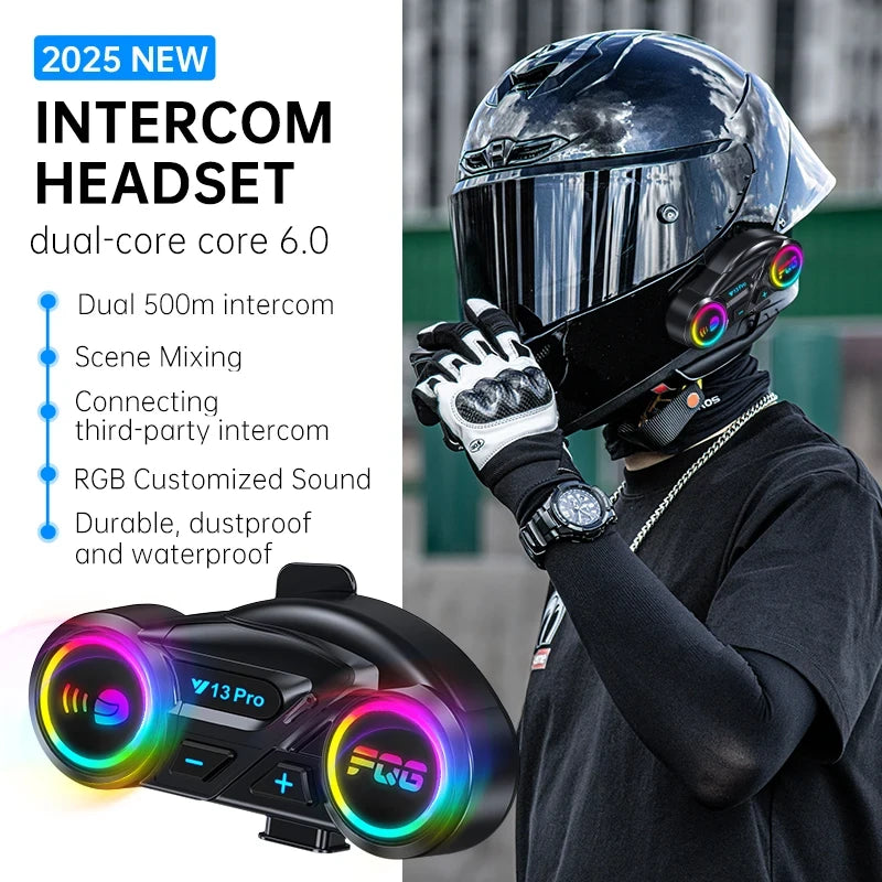 Intercomunicador Bluetooth para Casco de Motocicleta
