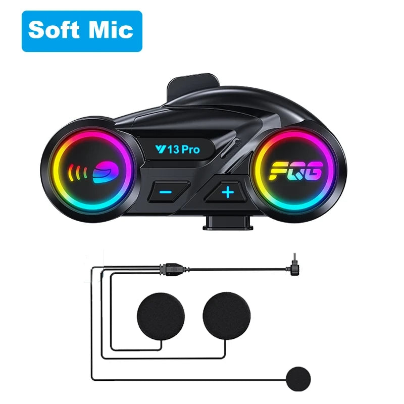 Intercomunicador Bluetooth para Casco de Motocicleta