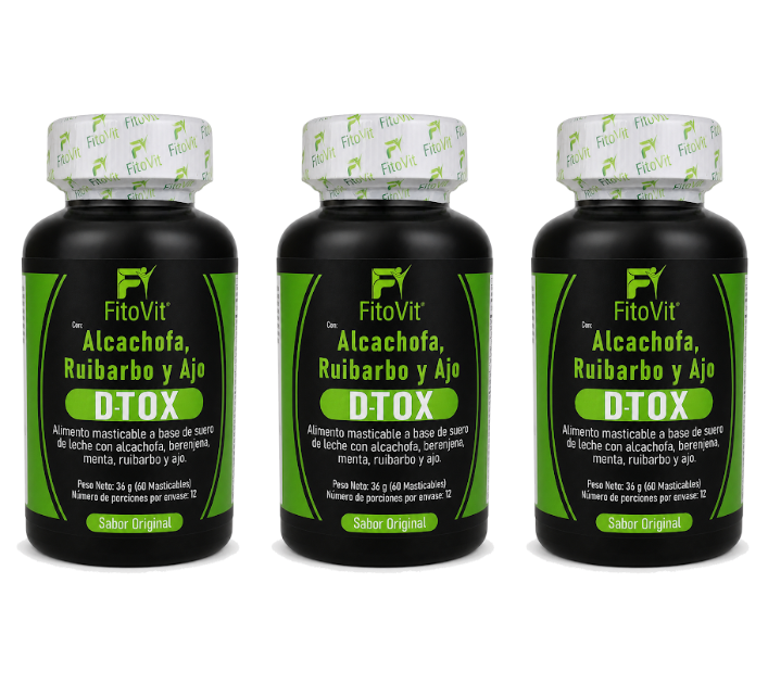 Pack D-TOX Fitovit x60 Unidades – Desintoxicación Natural y Digestión Ligera