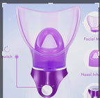 Vaporizador Facial Spa – Sauna Facial a Vapor para Limpieza Profunda, Hidratación y Piel Radiante