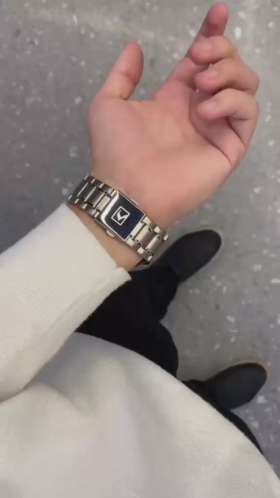 Reloj Curren Japonés para Hombre – Cronógrafo de Acero Inoxidable con Calendario y Resistencia al Agua