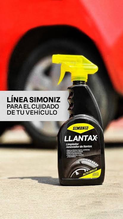 Limpiador de Llantas Simoniz 500 ml | Carro y Moto | Eeshops