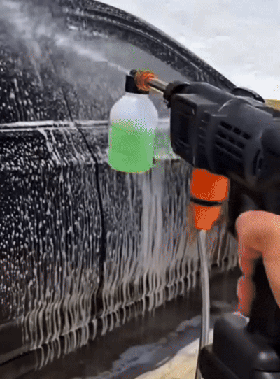 Hidrolavadora Inalámbrica Portátil 300W de Alta Presión para Autos, Motos y Limpieza